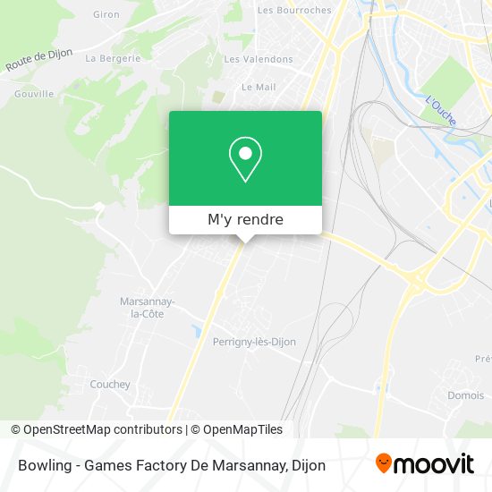 Bowling - Games Factory De Marsannay plan