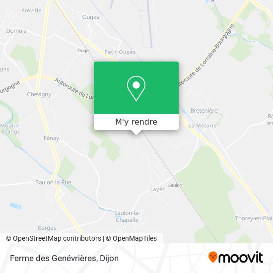Ferme des Genévrières plan