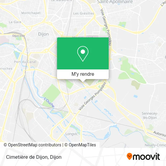 Cimetière de Dijon plan