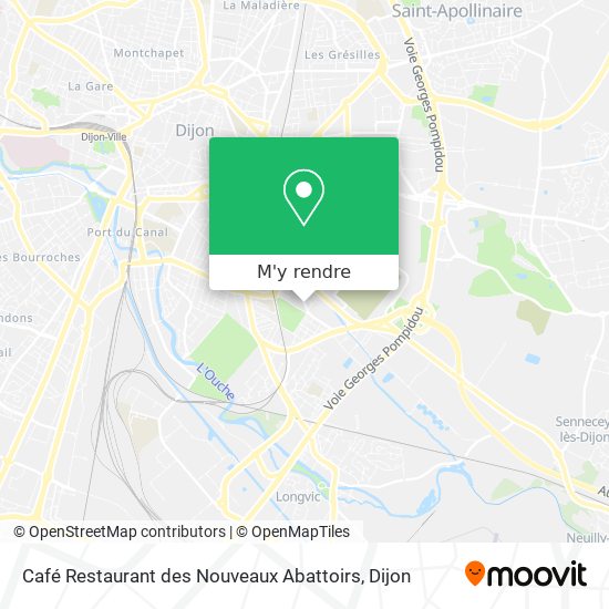 Café Restaurant des Nouveaux Abattoirs plan