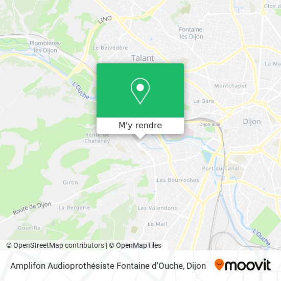 Amplifon Audioprothésiste Fontaine d'Ouche plan