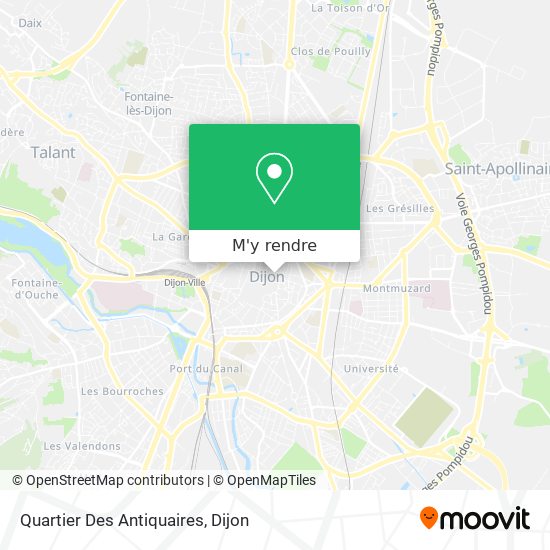 Quartier Des Antiquaires plan