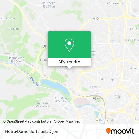 Notre-Dame de Talant plan