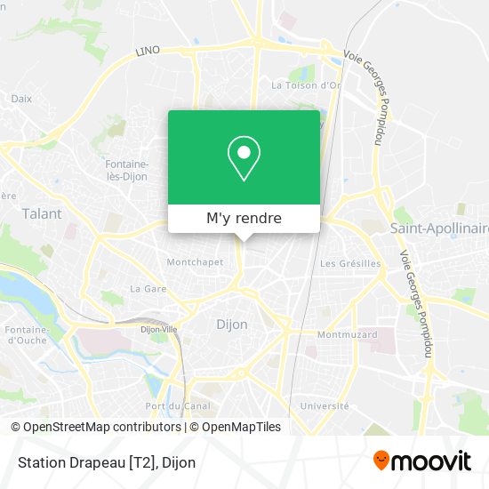 Station Drapeau [T2] plan