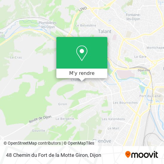 48 Chemin du Fort de la Motte Giron plan