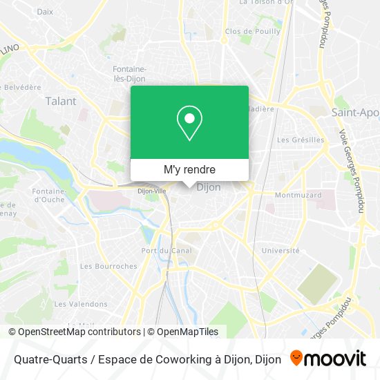 Quatre-Quarts / Espace de Coworking à Dijon plan