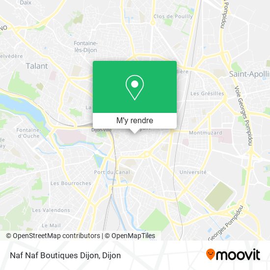 Naf Naf Boutiques Dijon plan