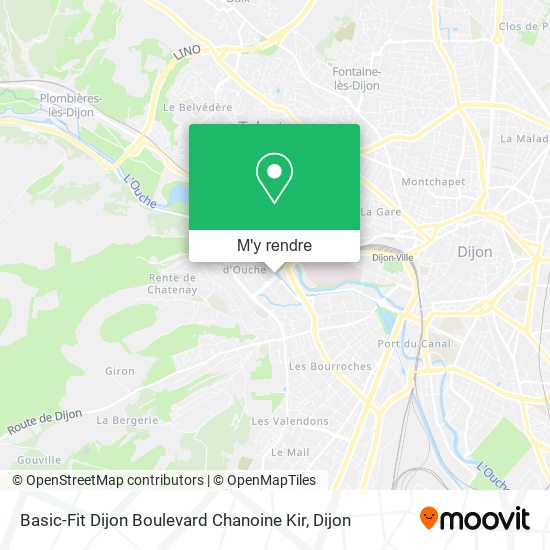 Basic-Fit Dijon Boulevard Chanoine Kir plan