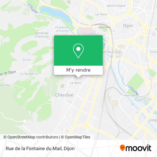 Rue de la Fontaine du Mail plan