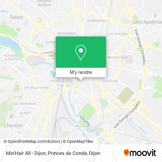 Min'Hair All - Dijon, Princes de Condé plan