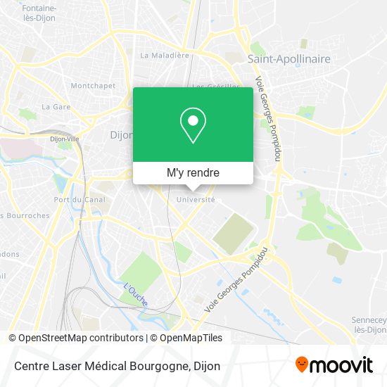 Centre Laser Médical Bourgogne plan