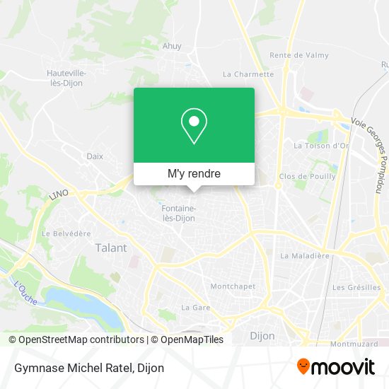 Gymnase Michel Ratel plan