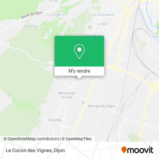 Le Cocon des Vignes plan