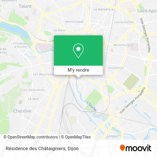 Résidence des Châtaigniers plan