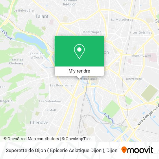Supérette de Dijon ( Epicerie Asiatique Dijon ) plan