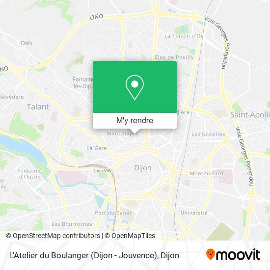 L'Atelier du Boulanger (Dijon - Jouvence) plan