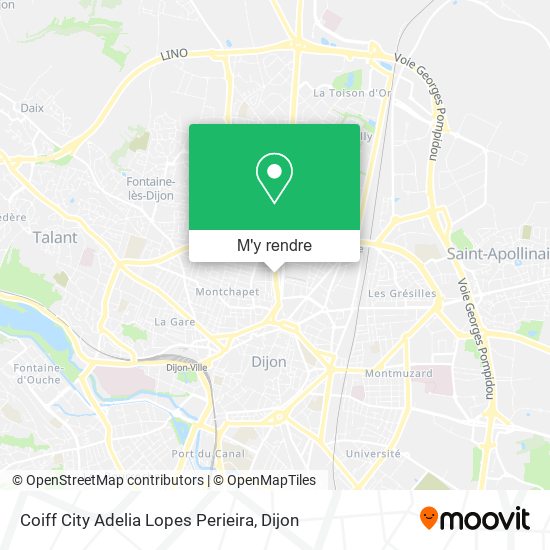 Coiff City Adelia Lopes Perieira plan