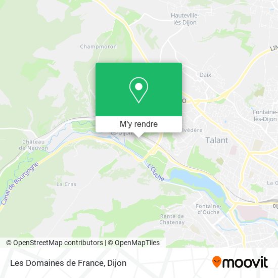Les Domaines de France plan