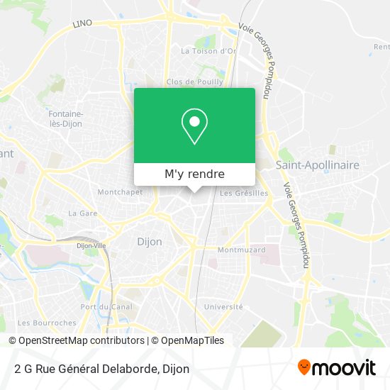 2 G Rue Général Delaborde plan