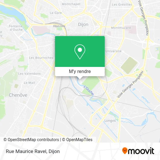 Rue Maurice Ravel plan