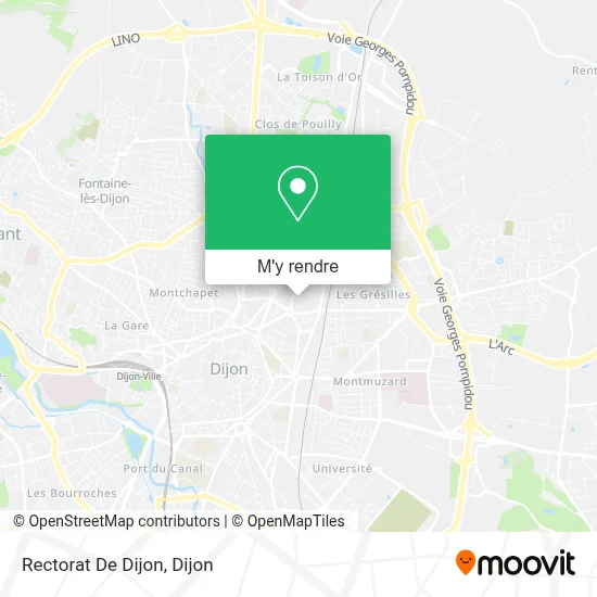 Rectorat De Dijon plan