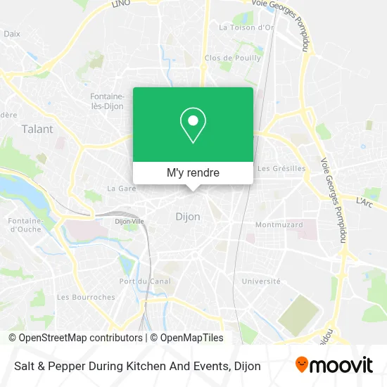 Salt & Pepper During Kitchen And Events plan