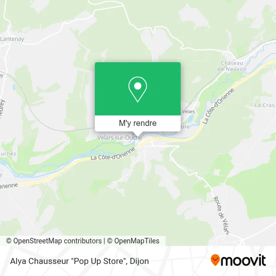 Alya Chausseur "Pop Up Store" plan