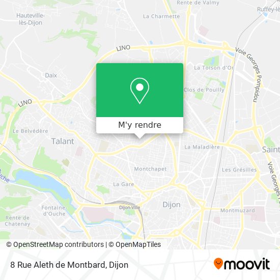 8 Rue Aleth de Montbard plan