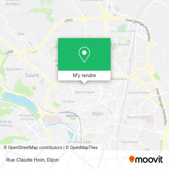 Rue Claude Hoin plan