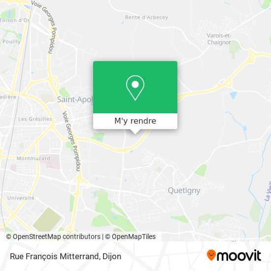 Rue François Mitterrand plan