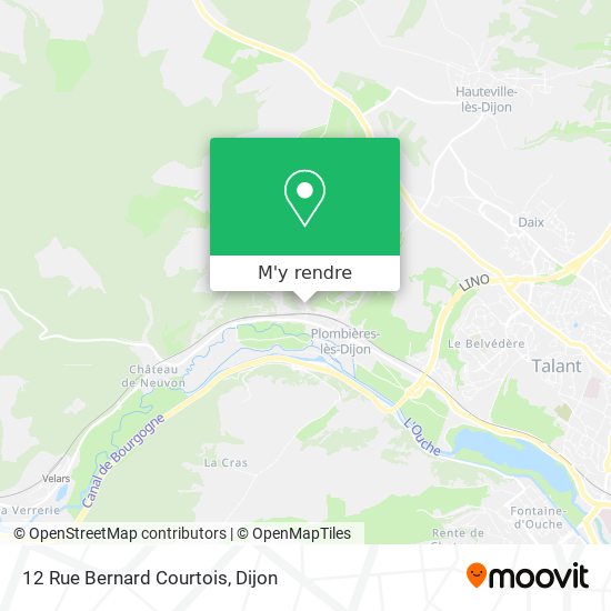 12 Rue Bernard Courtois plan