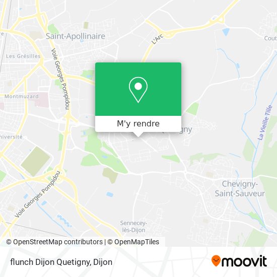 flunch Dijon Quetigny plan