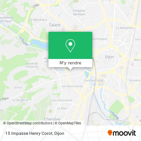 15 Impasse Henry Corot plan