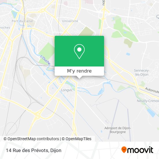 14 Rue des Prévots plan