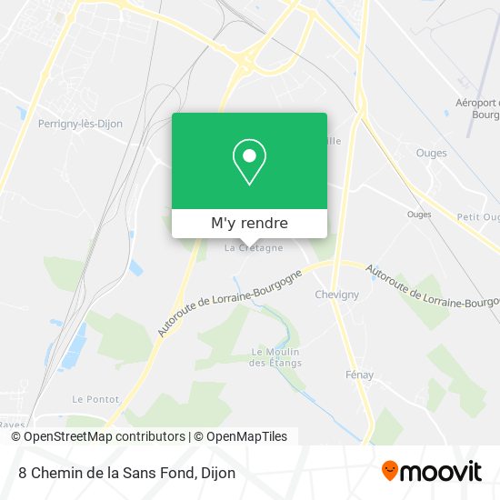 8 Chemin de la Sans Fond plan