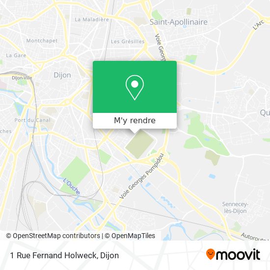 1 Rue Fernand Holweck plan