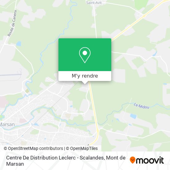 Centre De Distribution Leclerc - Scalandes plan