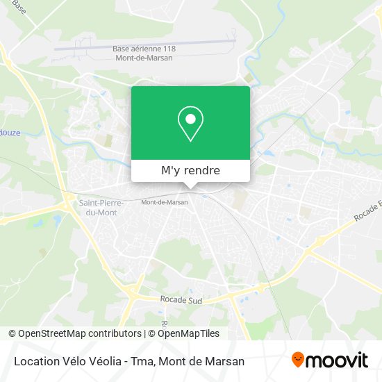 Location Vélo Véolia - Tma plan