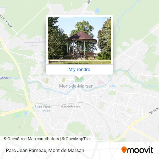 Parc Jean Rameau plan