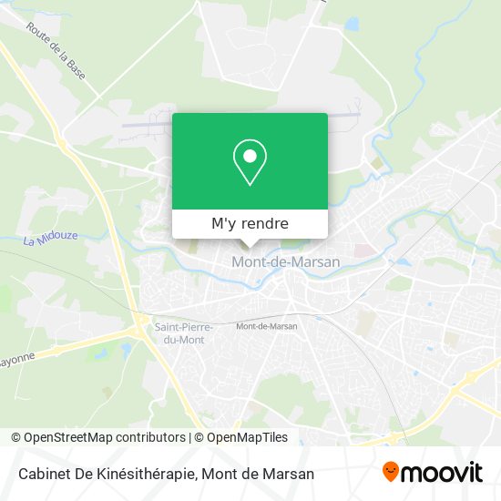 Cabinet De Kinésithérapie plan