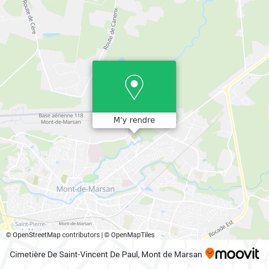 Cimetière De Saint-Vincent De Paul plan
