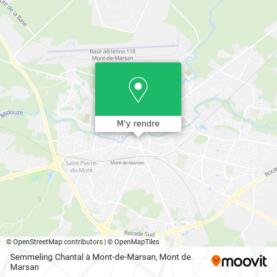Semmeling Chantal à Mont-de-Marsan plan