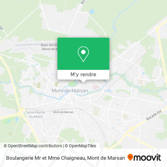 Boulangerie Mr et Mme Chaigneau plan