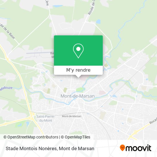 Stade Montois Nonères plan