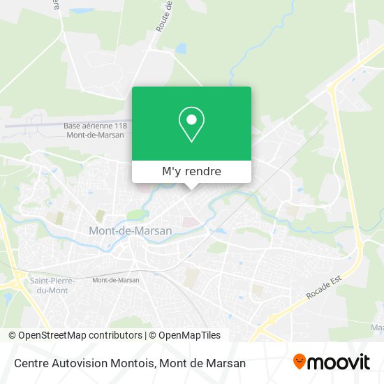 Centre Autovision Montois plan
