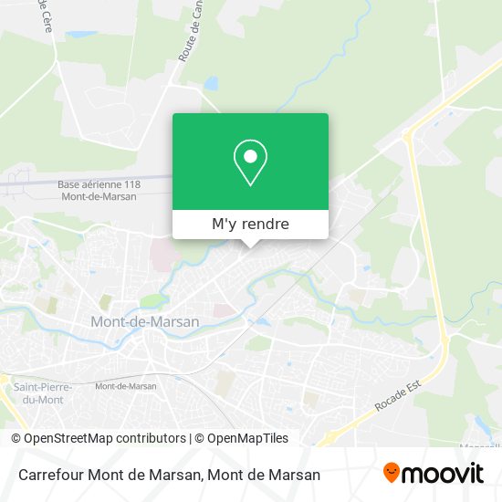 Carrefour Mont de Marsan plan