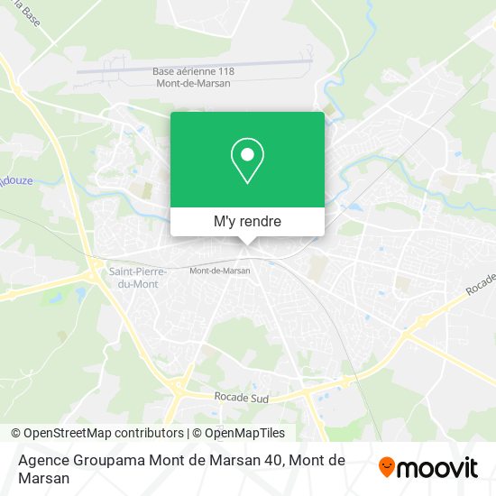 Agence Groupama Mont de Marsan 40 plan