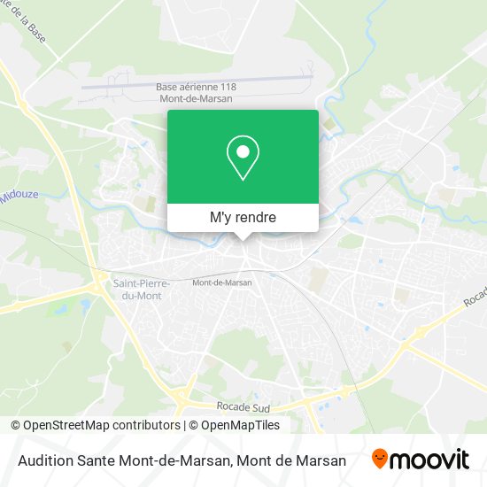 Audition Sante Mont-de-Marsan plan