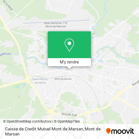 Caisse de Credit Mutuel Mont de Marsan plan