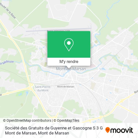 Société des Gratuits de Guyenne et Gascogne S 3 G Mont de Marsan plan